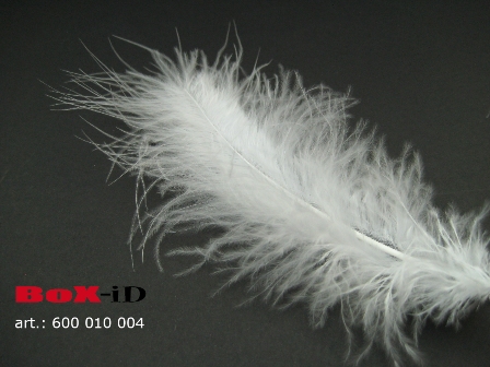 Feathers Marabou +/- 14 cm color 04 white